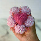 Bouquet peonias & corazón