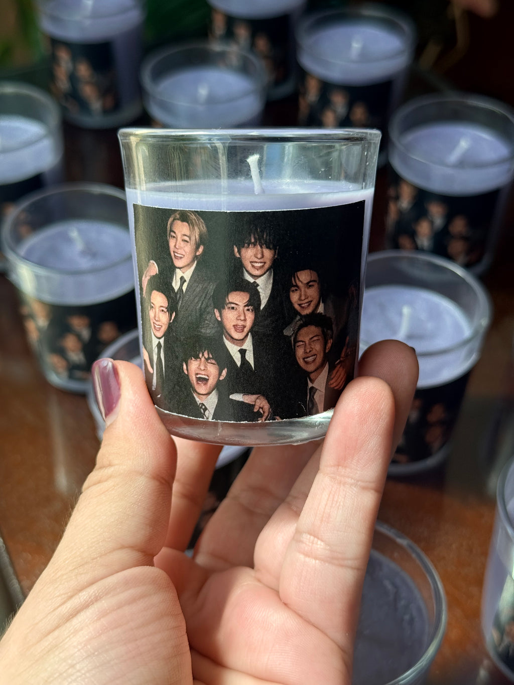 Vela en vaso mini