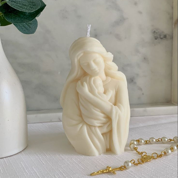 Virgen con bebé