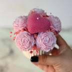 Bouquet peonias & corazón