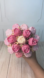 Candle box tulipanes & Peonias